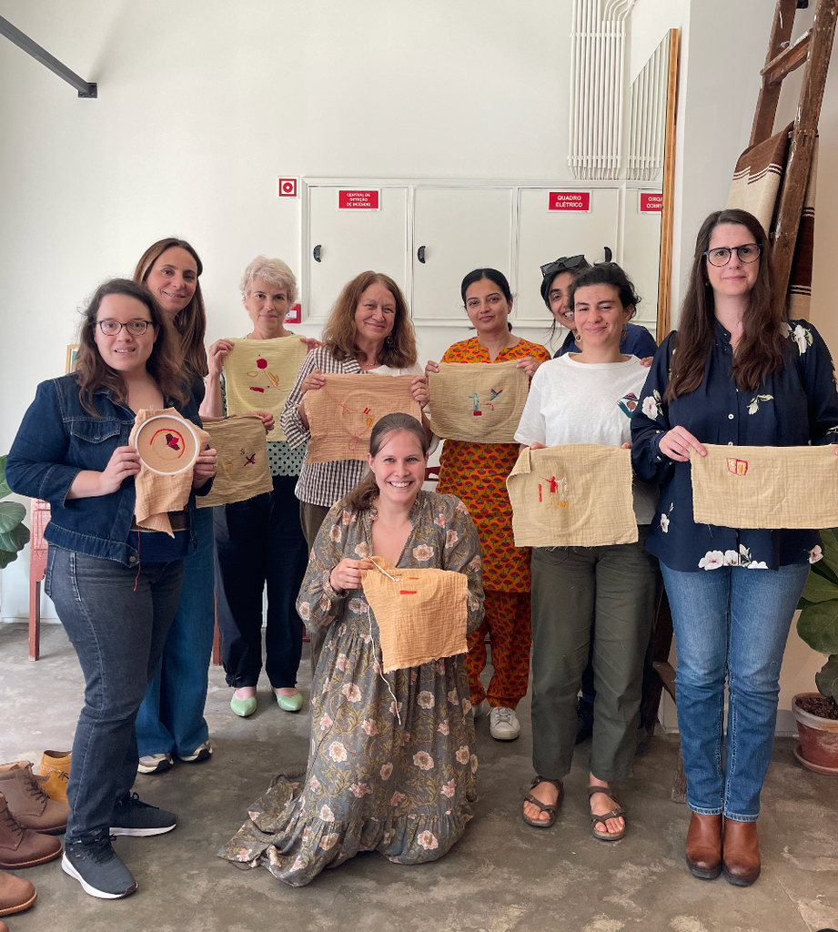 Phulkari Embroidery Workshop in Lisbon