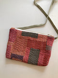 Plant Dyed Kantha Embroidery Patchwork Bag