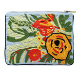 Garden Bunch Hand Embroidered Pouch Bag