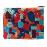 Hidden Lily Brick Hand Embroidered Pouch Bag
