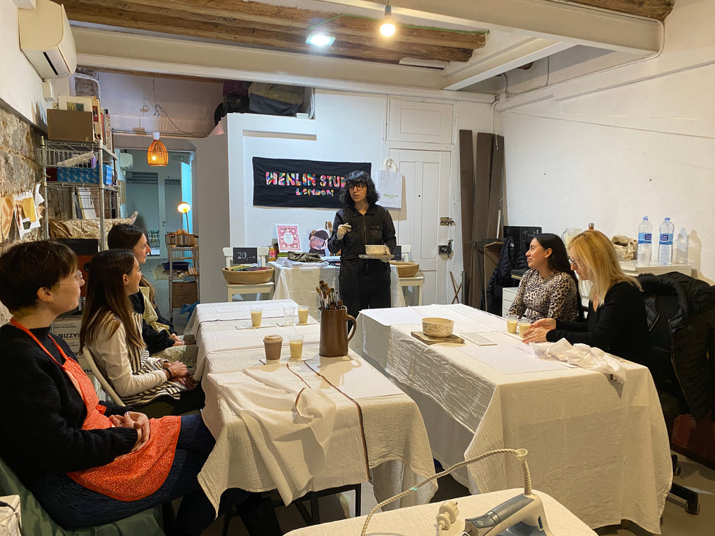 Natural Dyeing & Embroidery Workshop in Barcelona