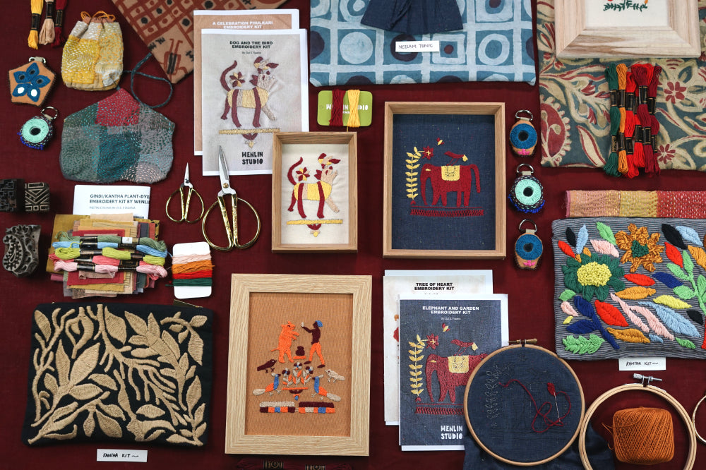 Shop Update: Small Embroidery Kits & Textiles