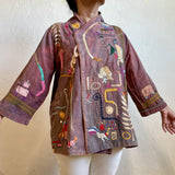 Ember Hand Embroidered Kimono Jacket