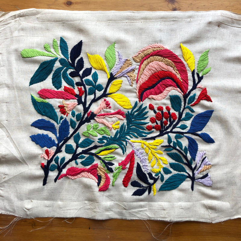 Wall Art - Garden Embroidery Tapestry