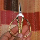 Chinese Mini Gold Embroidery Scissors