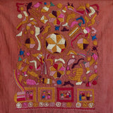 Wall Art - Phulkari Train Tapestry