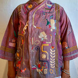 Ember Hand Embroidered Kimono Jacket