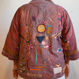 Ember Hand Embroidered Kimono Jacket