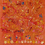 Wall Art - Phulkari Train Tapestry