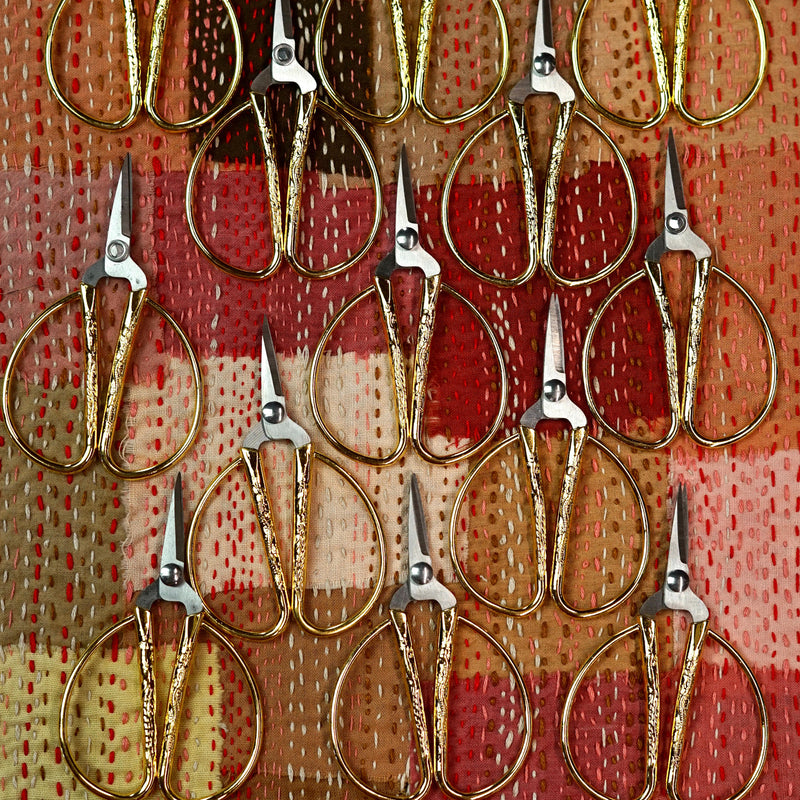 Chinese Mini Gold Embroidery Scissors