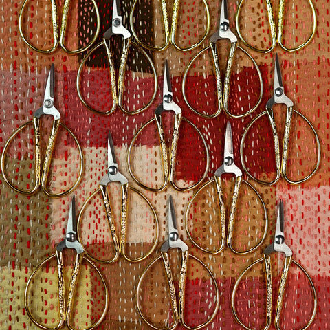 Chinese Mini Gold Embroidery Scissors