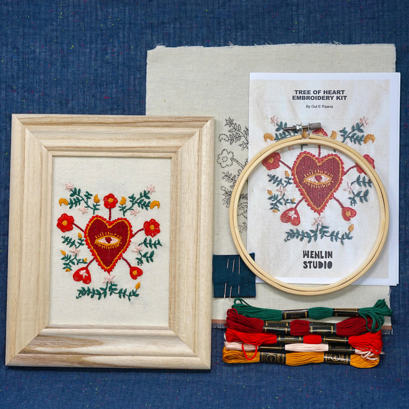 Tree of Heart Small Embroidery Kit
