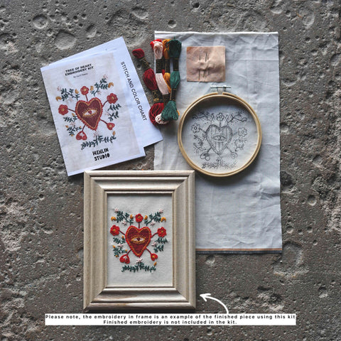 Tree of Heart Small Embroidery Kit