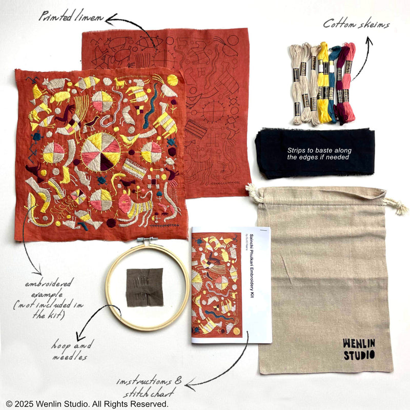 Phulkari Embroidery Kit