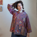 Ember Hand Embroidered Kimono Jacket