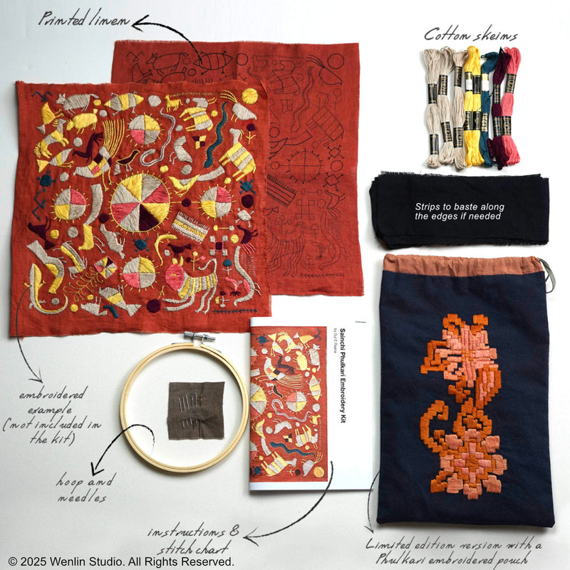 Phulkari Embroidery Kit