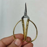 Chinese Mini Gold Embroidery Scissors