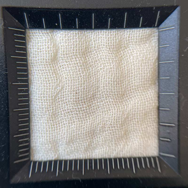 Ivory Tripple Layer Okeo-Tex Gauze Cotton Fabric