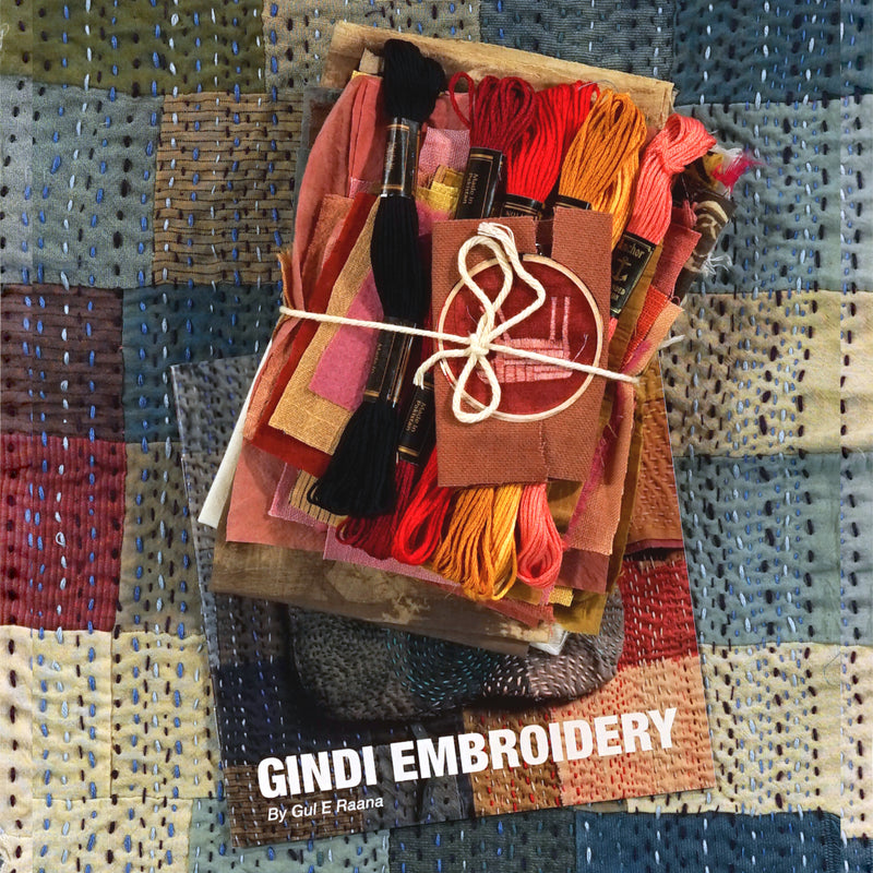 Plant-Dyed Gindi/Kantha Embroidery Stitch Packs