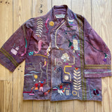 Ember Hand Embroidered Kimono Jacket