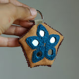 Embroidered Mirror Ornament