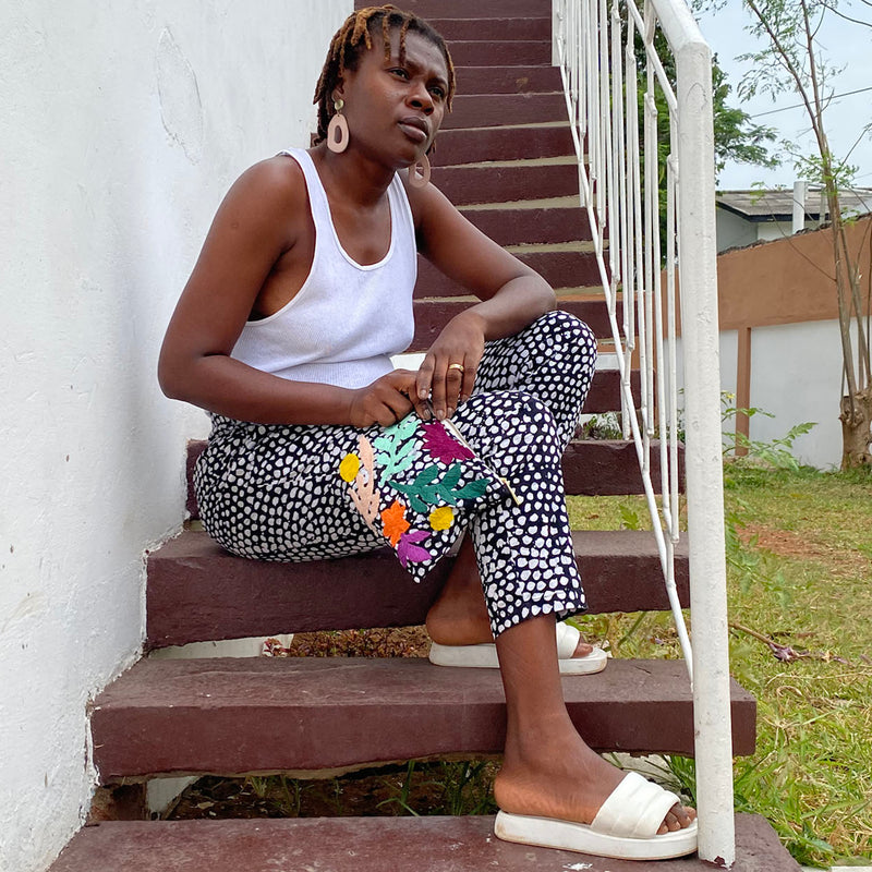 CHAMELEON ON DOT DOT DOT POUCH BAG